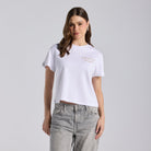 White Hejaz Embroidered Cotton T-shirt - shopaleena