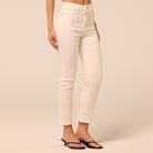 White Straight Leg Jeans - shopaleena