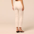 White Straight Leg Jeans - shopaleena