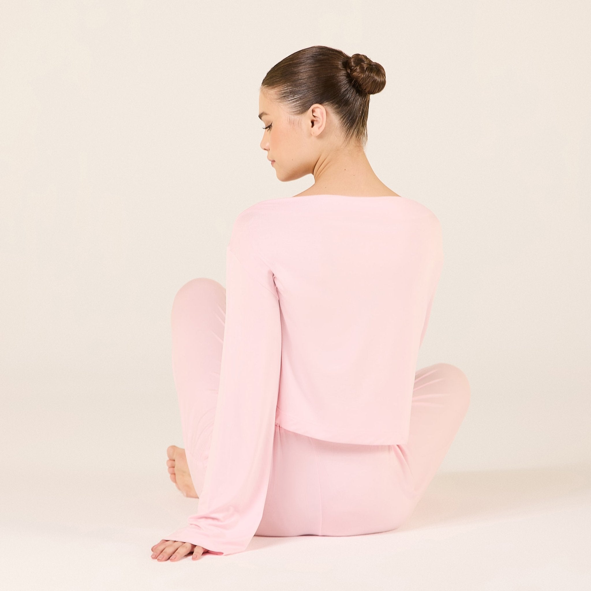 Wide Fit Bamboo Boat Neckline Top - shopaleena