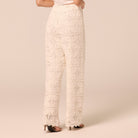 Wide Leg Crochet Pants - shopaleena