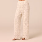 Wide Leg Crochet Pants - shopaleena
