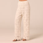 Wide Leg Crochet Pants - shopaleena