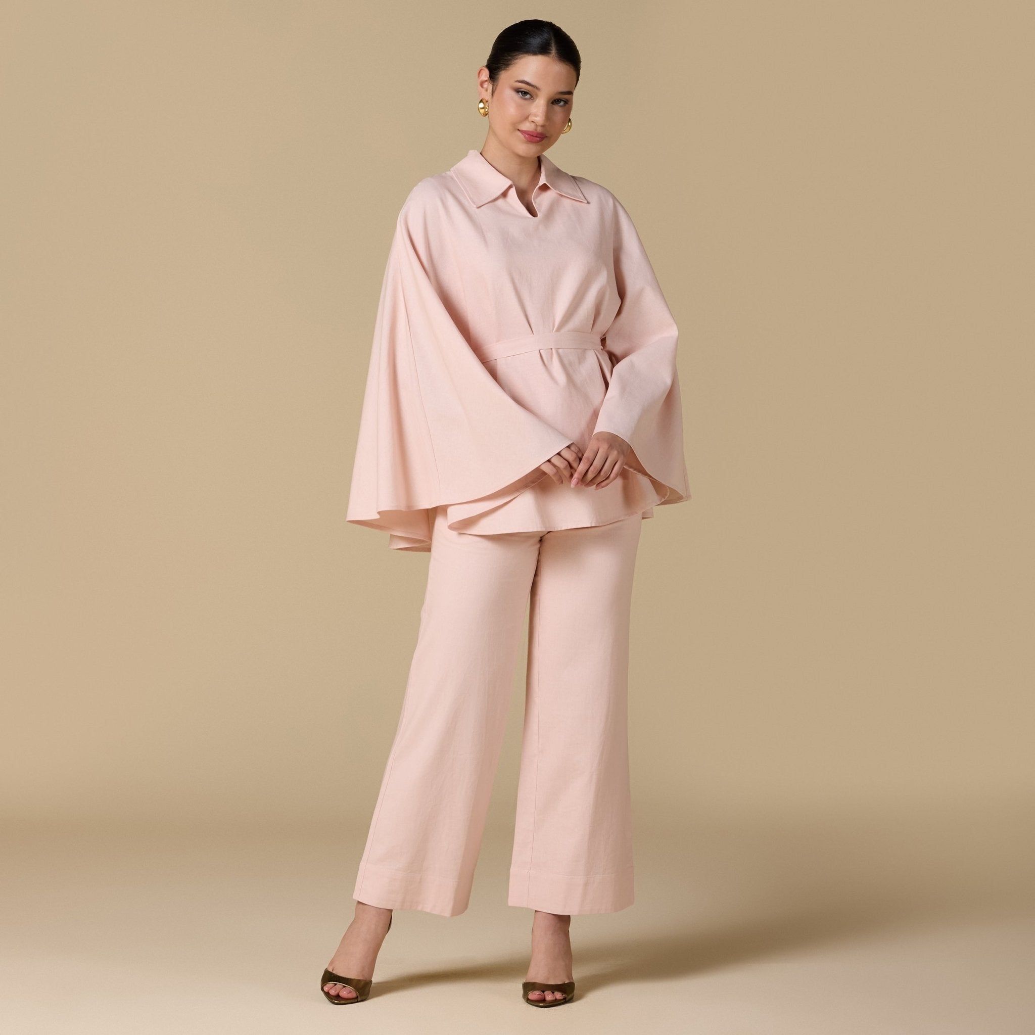 Wide leg linen pants - shopaleena