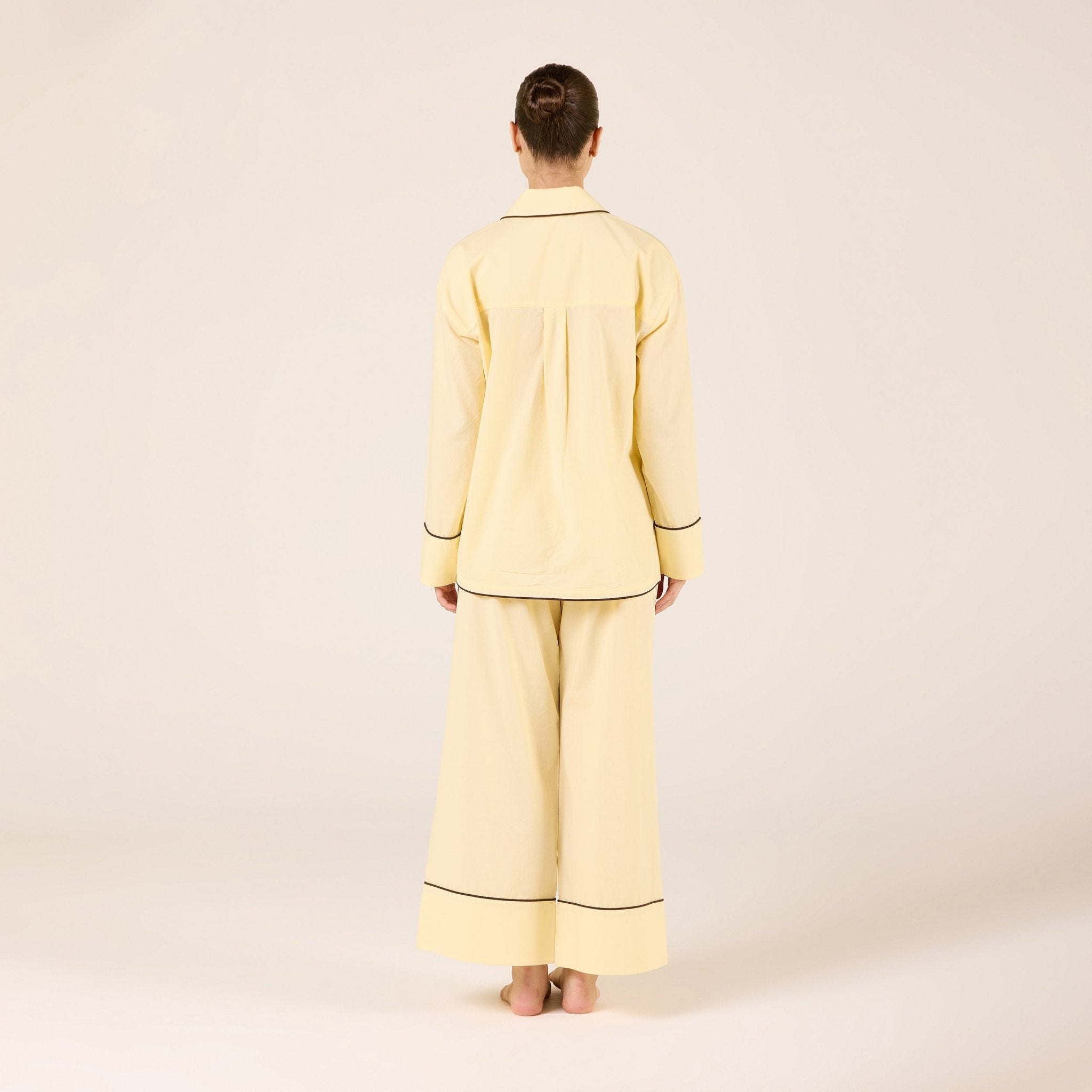 Wide Leg Pants with Elastic Waist - shopaleena