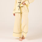 Wide Leg Pants with Elastic Waist - shopaleena