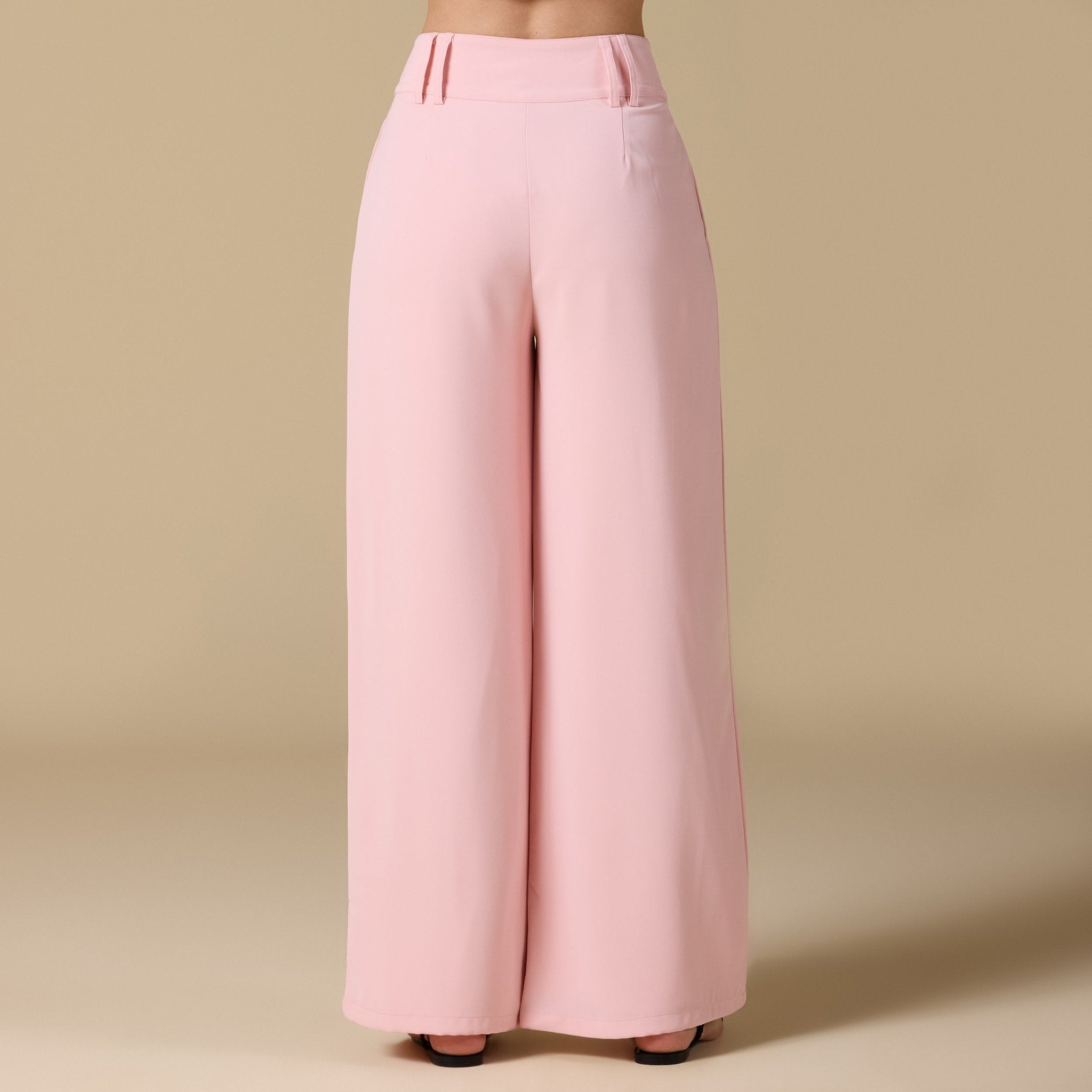 Wide - Leg Pleated Pants - shopaleena