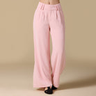 Wide - Leg Pleated Pants - shopaleena