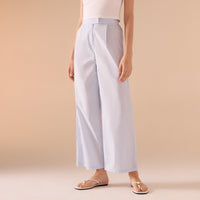 Wide Leg Poplin Pant - shopaleena