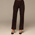 Wide Leg Sequin Pants - shopaleena