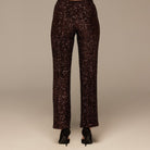 Wide Leg Sequin Pants - shopaleena