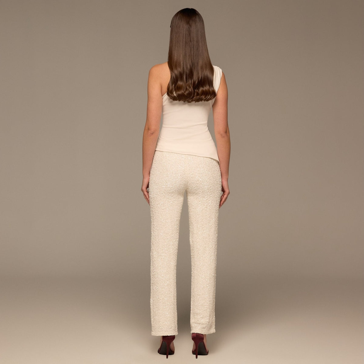 Wide Leg Sequin Pants - shopaleena