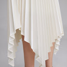 Asymmetrical Pleated Skirt - shopaleena