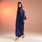 Criss Cross Satin Kaftan - shopaleena