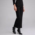 High waist knitted flare pant - shopaleena