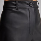 High waist leather trouser - shopaleena