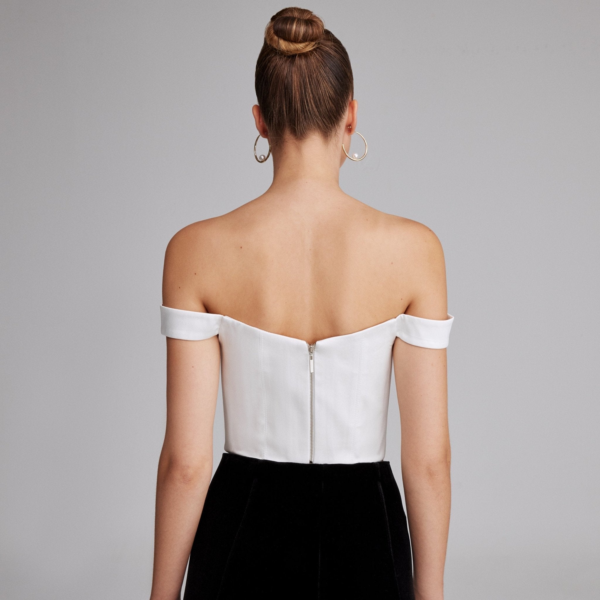 Off Shoulder Corset Top - shopaleena