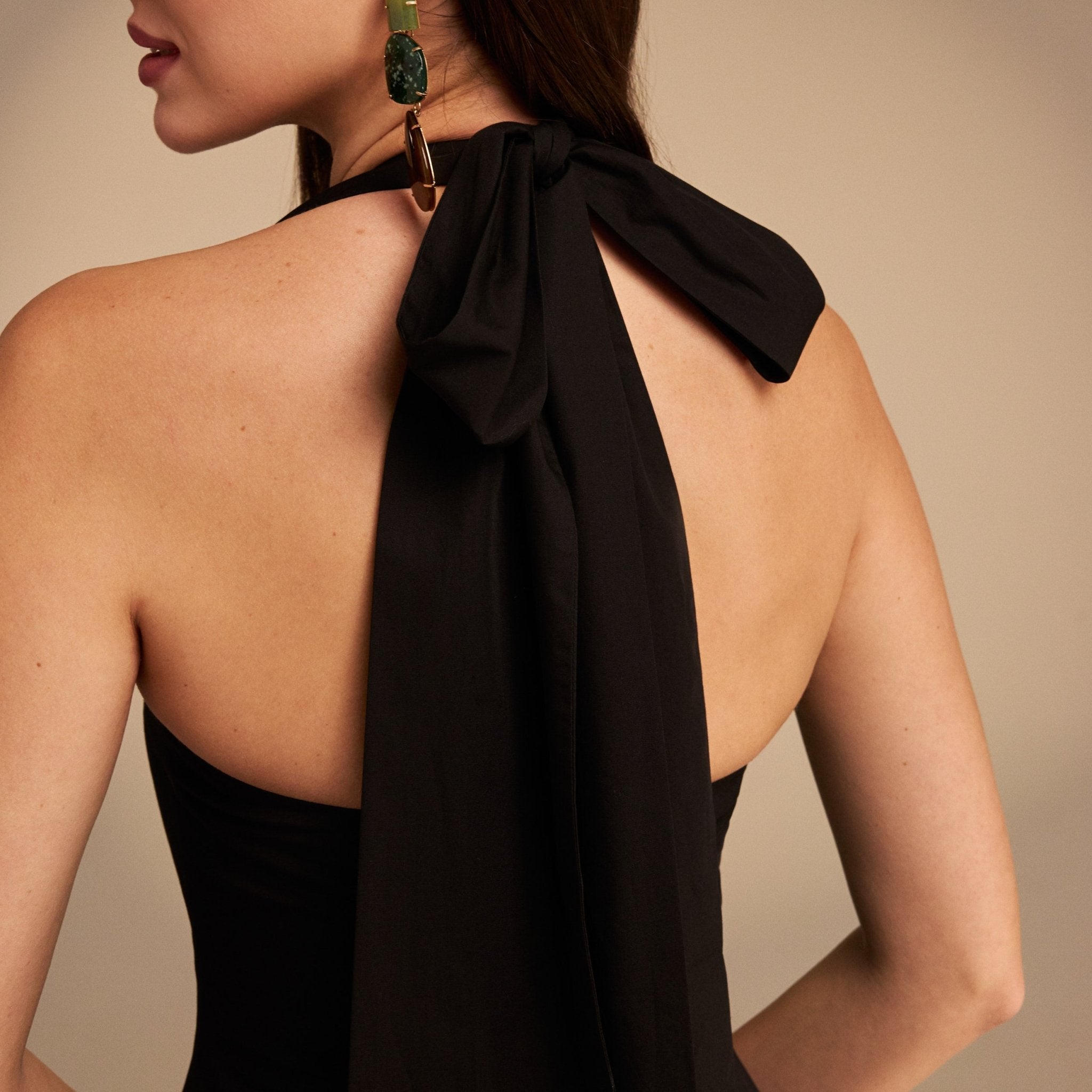 halter black tie dress mermaid tail formal Berylove Women Mermaid Dress with Slit Ruffle Long Formal Dress, Eucalyptus / US8 wedding guests Abercrombie & Fitch satin tie